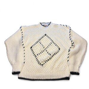 ✨ Vintage Fisherman Knit Sweater (L/XL)